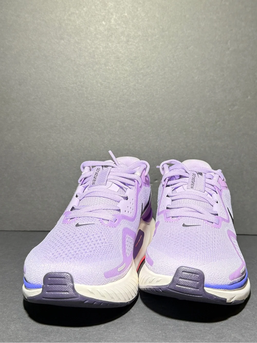 Nike Women’s Running Shoes — Lavender with Black Swoosh and Pink Accents